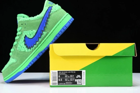 Nike x Dead Dunk Grateful “Green Low Bear” CJ5378-300 SB 0816